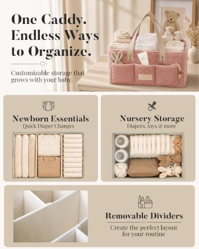 Baby Diaper Caddy Organizer - Image 3