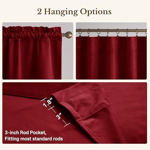 StangH Red Christmas Window Valance 52x18 Inch, 1 Panel - Image 4