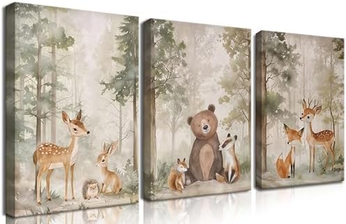 Nursery Canvas Wall Art Set of 3 by BGFCEWallArt