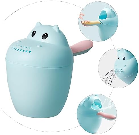 FOMIYES Bath Rinse Cup Multi-functional Animal Design Easy-grip Handle Durable - Image 4