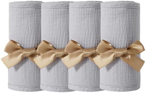 Cot Rail Protector 4 Pack Cotton Gauze Teething Guard by Unknown