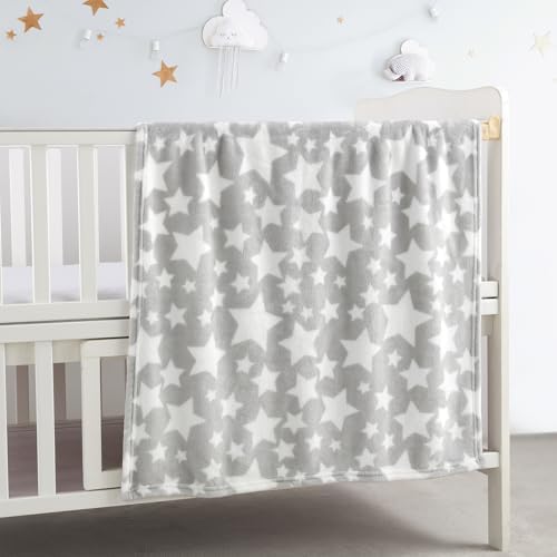 CREVENT 2Pcs 30''X40'' Cute Cozy Fluffy Warm Baby Blankets - Image 3