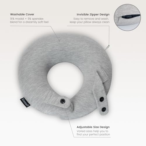 Keemall Inflatable Travel Neck Pillow Plane, 3rd Generation Double Comfort - Image 3