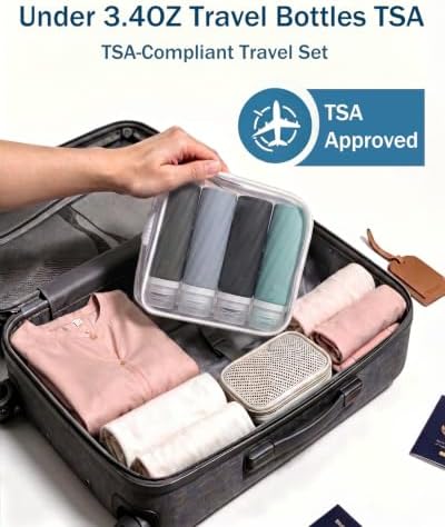 Redfly Silicone TSA Approved Travel Bottles - Image 2