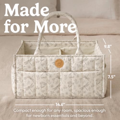 Floral Diaper Caddy Organizer - Image 5
