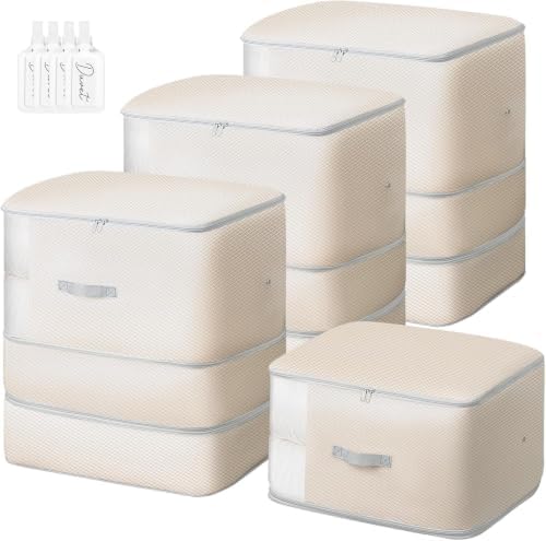 Comforter Storage Bag -130L Large Capacity Blanket Storage Bags 3-Layer Ultra by EasortmPackingCubes