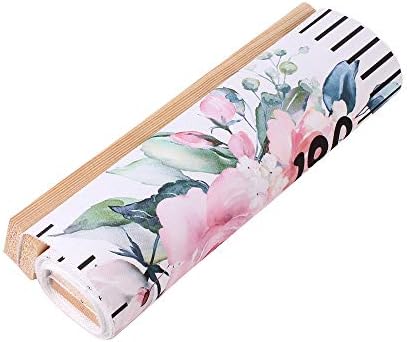 Kids Growth Chart, Wood Frame Fabric Canvas Height Measurement Ruler from Baby - Image 5