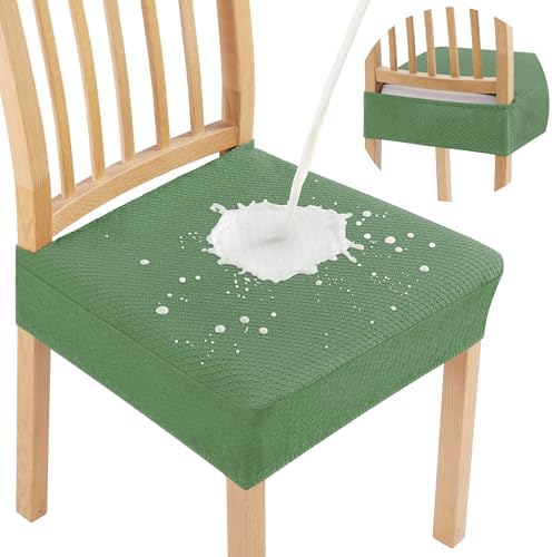 Smiry Waterproof Seat Covers for Dining Room Chairs by Smiry