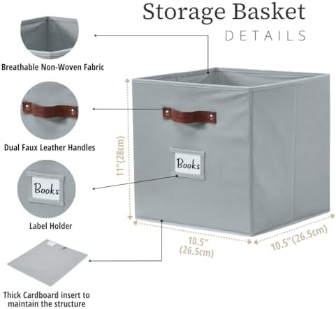 DECOMOMO Storage Bins, Cube Storage Bin - Image 3