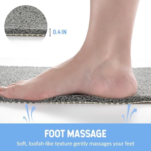 Hargiis Non-Slip Bathtub Mat, Anti Slip Shower Mat, Fast Drying Bathtub Mats - Image 5