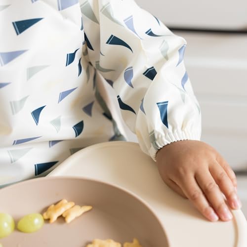 Tiny Twinkle Long Sleeve Bib for Babies & Toddlers | Waterproof Smock Bib for - Image 4