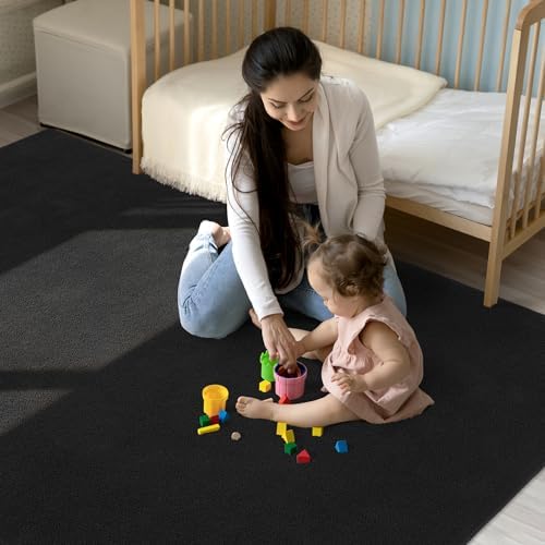 Keeko 4x6 Area Rugs for Living Room, Soft Washable Memory Foam Bedroom Rug - Image 5