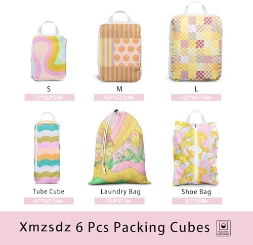 6 Pcs Compression Packing Cubes, Packing Cubes - Image 3