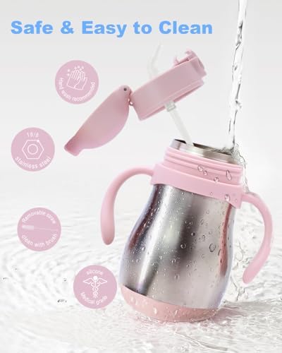 Bakpoco Stainless Steel Sippy Straw Cup - Image 7