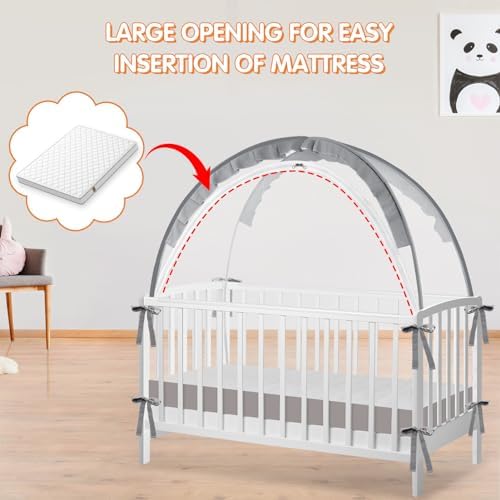 Crib Tent to Keep Baby from Climbing Out - Image 5
