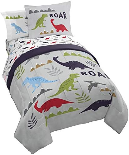 Trend Collector Dinosaur Full Comforter Set 7 Piece Kids Bedding by JayFranco
