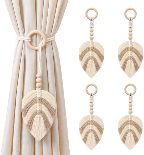 Novabright 4 Pack Boho Curtain Tiebacks by Unknown