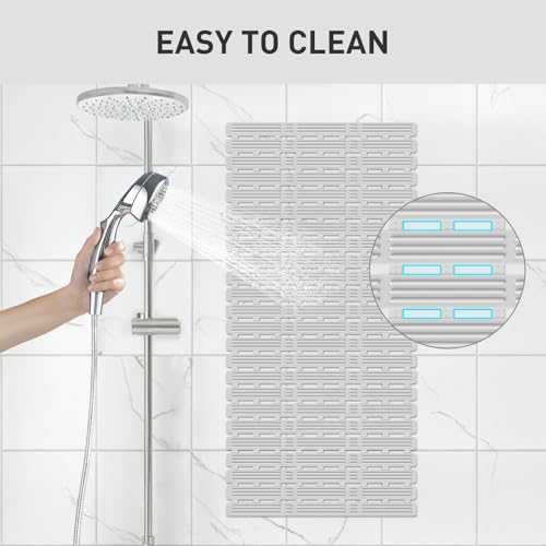 XIYUNTE Shower Mat Non Slip Bathtub Mat, 36 x 16 inches Rubber Bath Mat - Image 6