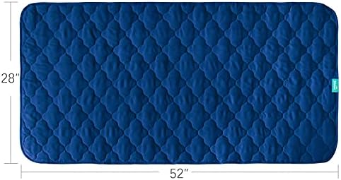 Waterproof Crib Mattress Protector, Non-Slip Quilted Pad - Image 4
