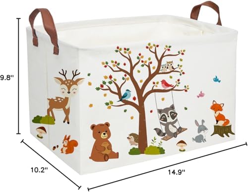 Essme Rectangular Kids Baskets Boys Basket, Animal Storage Bins - Image 5