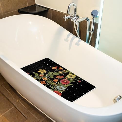 Shower Mat Non Slip 26.8 x 15.1 Inches, Personalized Bathtub Mat Shower Stall - Image 5