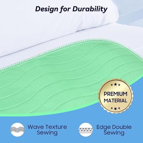 Fygrip 4 Pack 36” x 54” Extra Heavy Absorbency Washable Underpads Bed Pads - Image 5