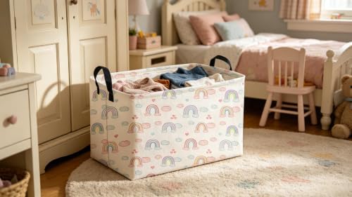 Sanjiaofeng Rectangular Rainbow Basket, Storage Bins - Image 5