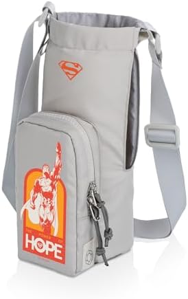 PICNIC TIME Superman Eclipse 40 oz Tumbler Tote and Crossbody Drink Carrier - Image 2