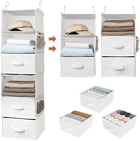 GRANNY SAYS Hanging Closet Organizer, 5 Drawers, 6 Shelves, 4 Pockets by GRANNYSAYS