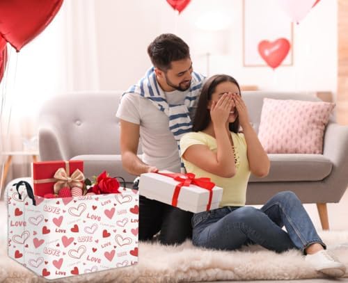 Rectangular Valentines Gift Basket - Image 4