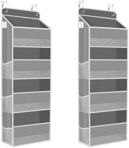 2 Pcs Over The Door Organizer Large Capacity Hanging Storage Room Organizer by SpaceHacks