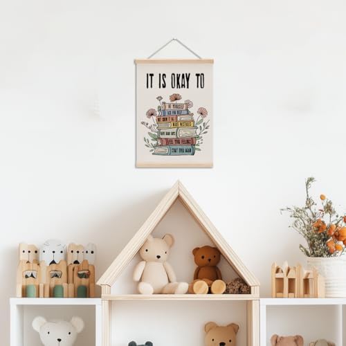 Inspirational Boho Poster Hanger, Positive Affirmations Wall Decor - Image 3