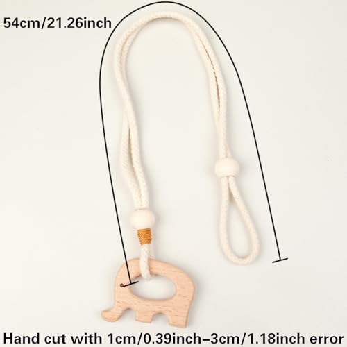 2 Pack Wooden Curtain Tiebacks - Image 7