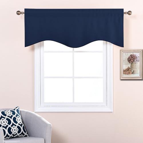 NICETOWN Navy Valance for Window - Image 6