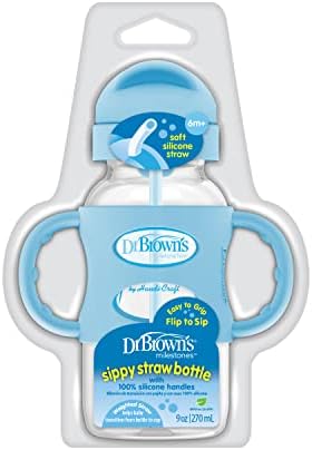 Dr. Brown's Milestones Wide-Neck Sippy Straw Bottle - Image 6