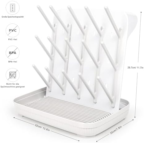 Termichy Baby Bottle Drying Rack：Large Vertical Space Saver - Image 5