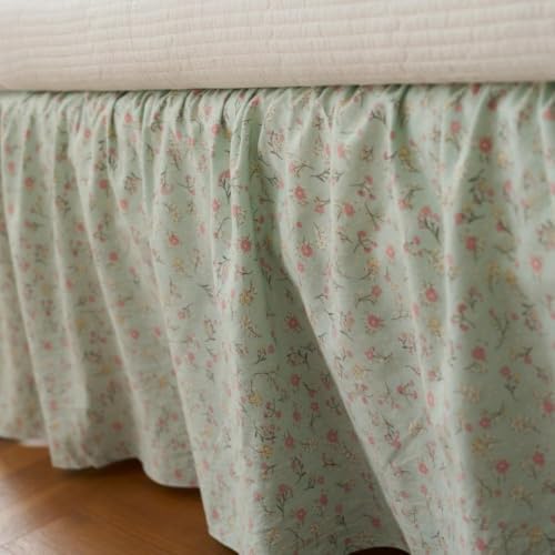 Crib Skirt Dust Ruffle, Microfiber Crib Bed Skirt - Image 5
