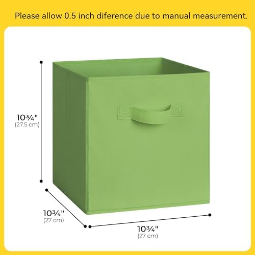 Cupic Cupid 6-Pack 11x11 Storage Cube Bins, Storage Organizer Bins - Image 3