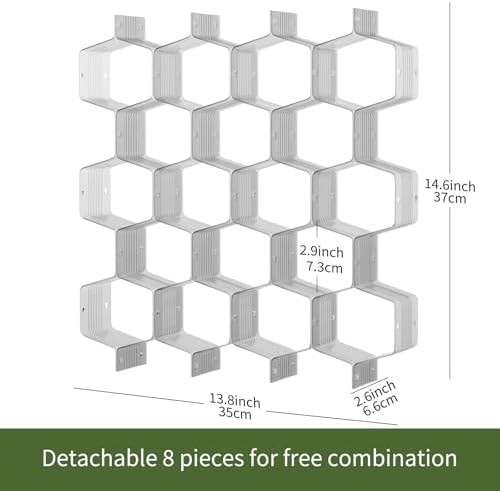 Honeycomb Separator Adjustable Drawer Organizer Divider - Image 2