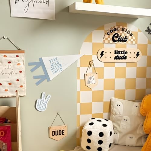 Coastal Ocean Pennant Banner Flags Kids Nursery Playroom Wall Decor - Image 3