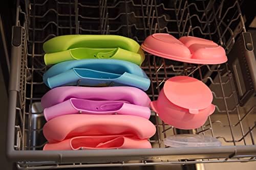 2-Pack Waterproof Silicone Baby Bib Lightweight Comfortable Easy-Wipe Clean - Image 6