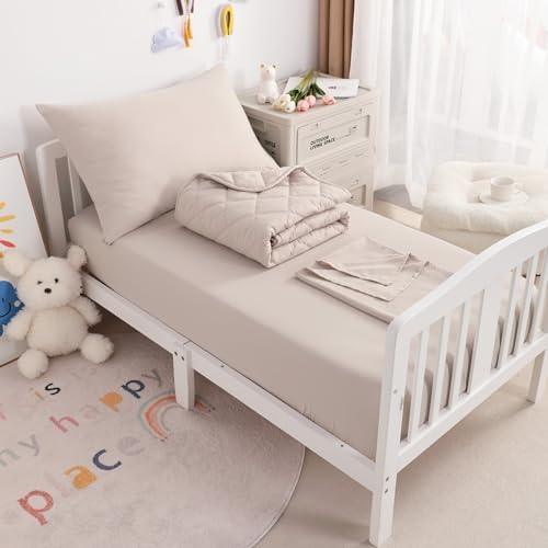 NTBAY Toddler Microfiber Bedding Set, 4 Piece by NTBAY