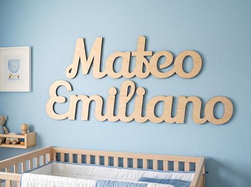 Personalized Wood Sign, Laser Cut Birch Plywood, Select Favorite Font, Size and - Image 3