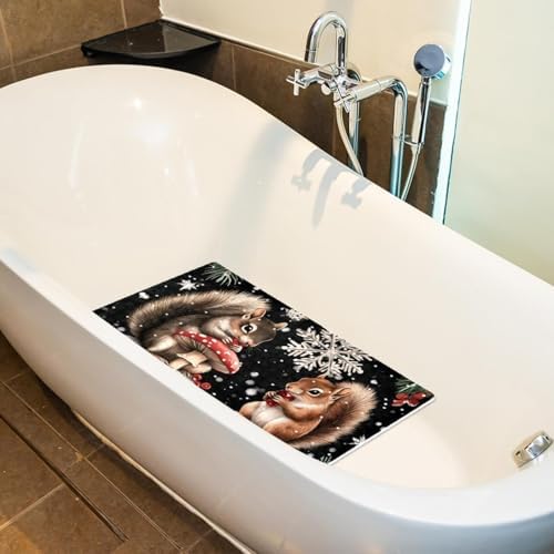 Non Slip Bathtub and Shower Mat 26.8x15.1 inch, Bath Mat - Image 5