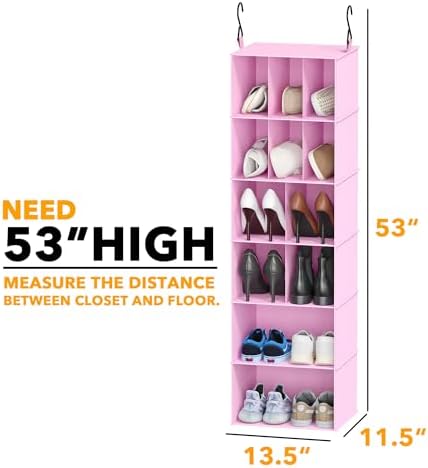 SpaceAid 2 Pack Hanging Closet Organizer and Storage - Image 2