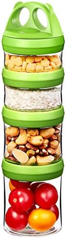 SELEWARE Green Stackable Snack Containers by SELEWARE