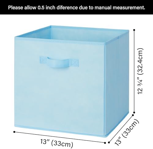 GRANNY SAYS 13 Inch Cube Storage Bins, Pastel Color - Image 4