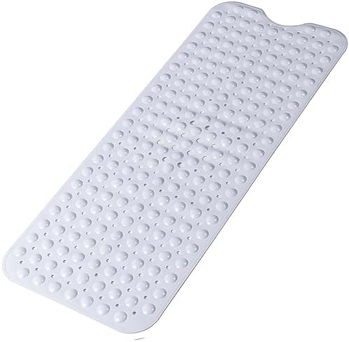 Non Slip Bathtub Shower Mat, Extra Long Bath Mat by CADONO