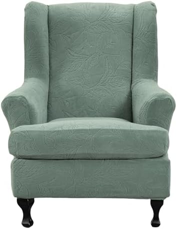 CRFATOP Wingback Chair Covers Wing Armchair Slipcovers by CRFATOP