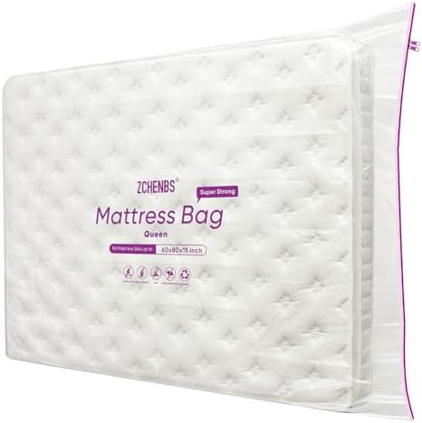 ZCHENBS® - Queen Mattress Bags for Moving, Waterproof Mattress Storage Bag by ZCHENBS